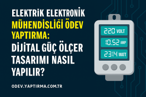 Elektrik Elektronik Mühendisliği Ödev Yaptırma Dijital Güç Ölçer Tasarımı Nasıl Yapılır