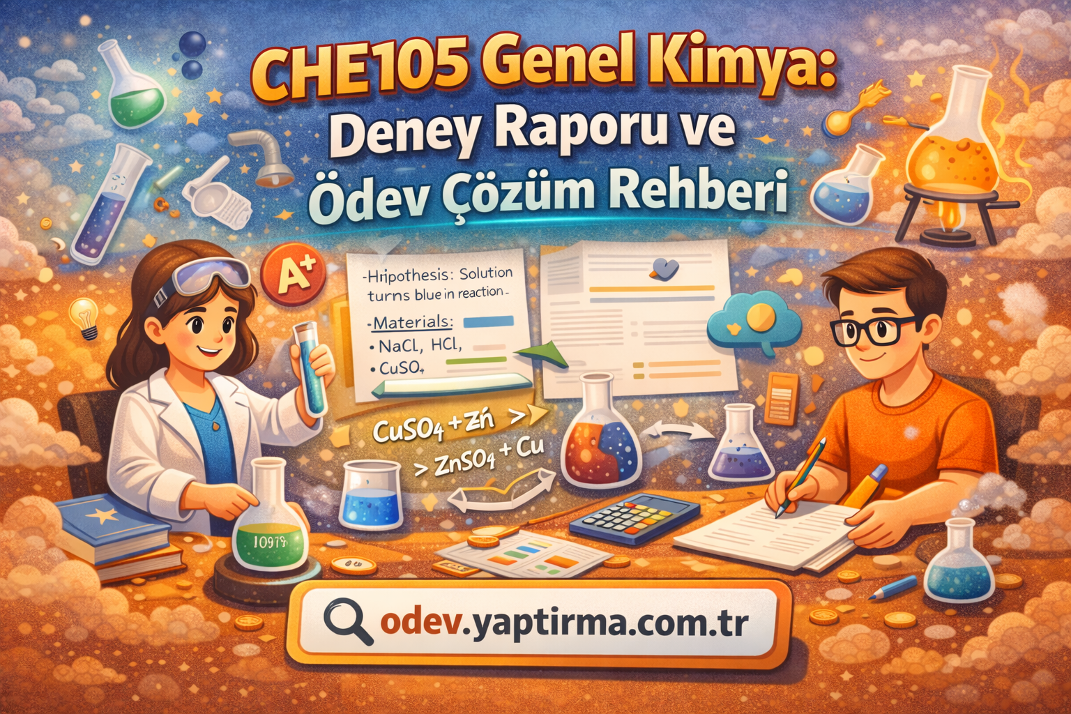 CHE105 Genel Kimya - Ödev Yaptırma & Danışmanlık Merkezi