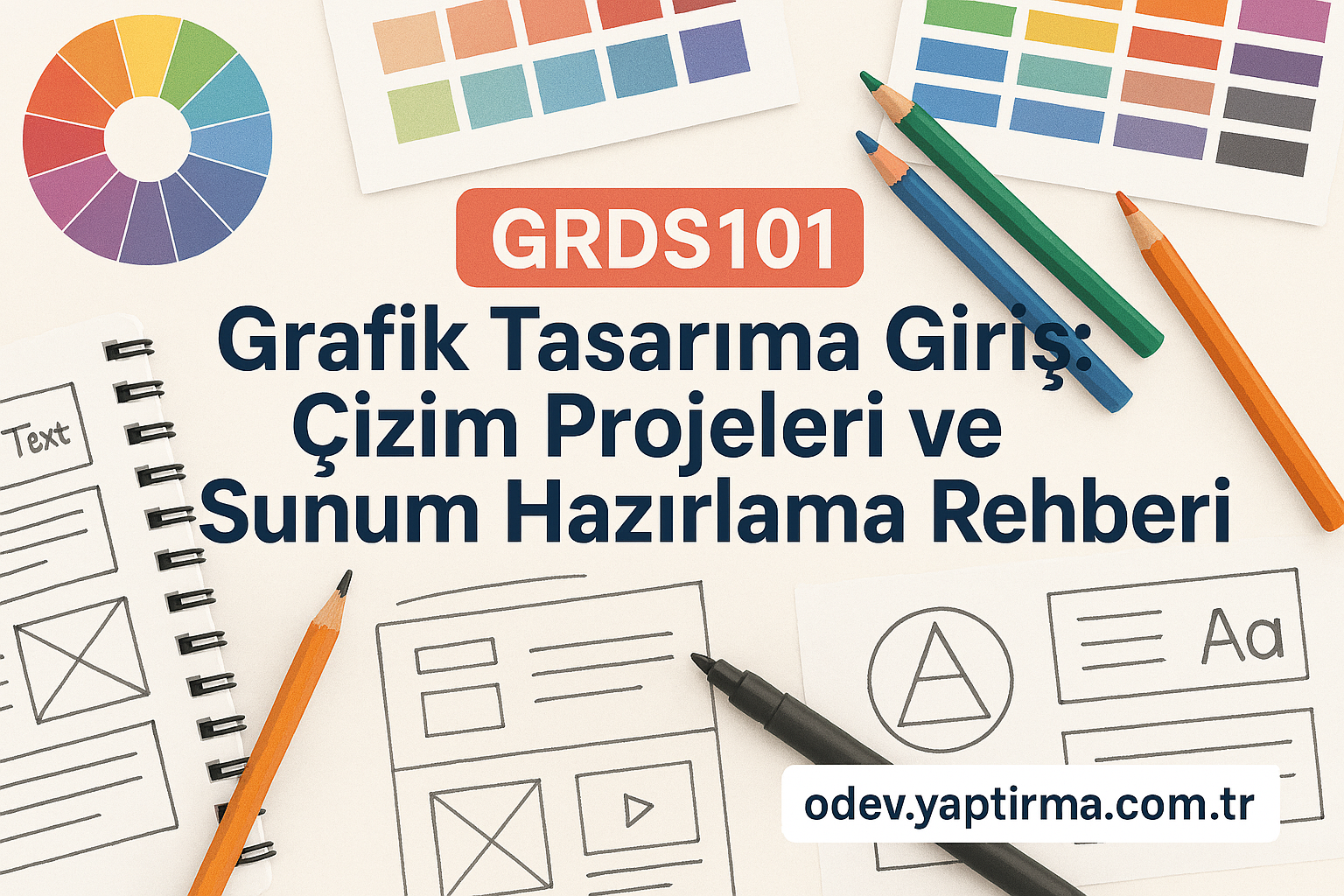 Read more about the article GRDS101 Grafik Tasarıma Giriş: Çizim Projeleri ve Sunum Hazırlama Rehberi
