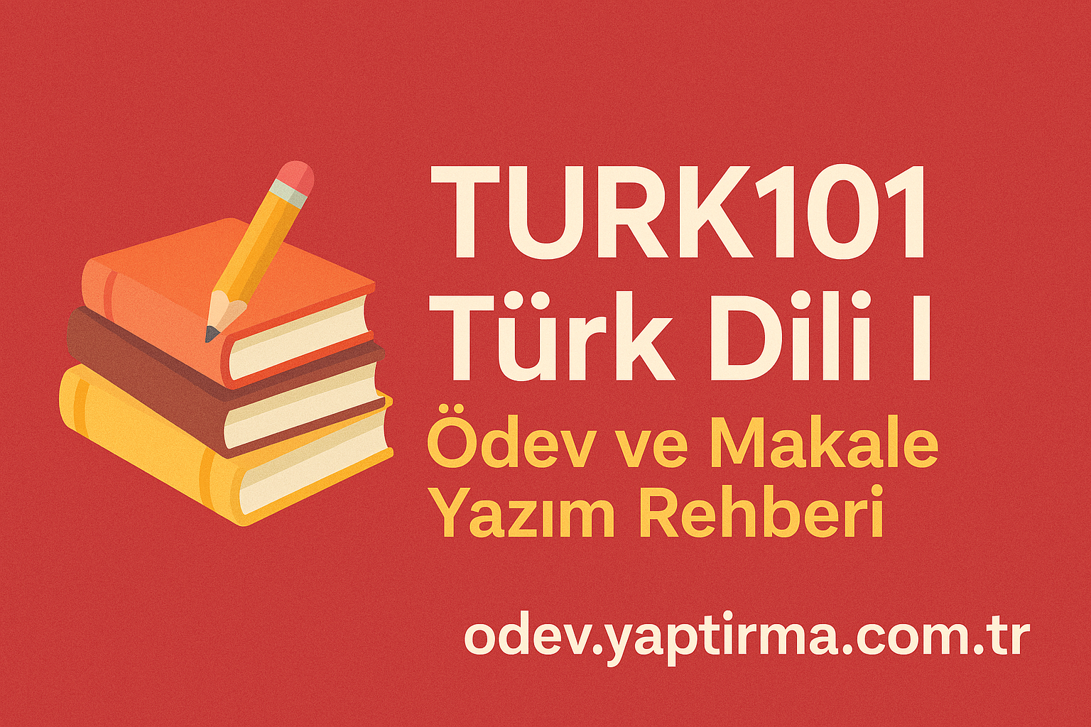 Read more about the article TURK101 Türk Dili I: Ödev ve Makale Yazım Rehberi