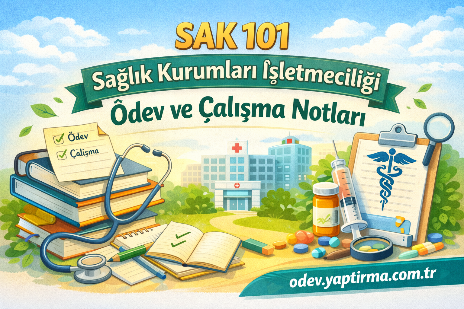 Read more about the article SAK 101 Sağlık Kurumları İşletmeciliği: Ödev ve Çalışma Notları