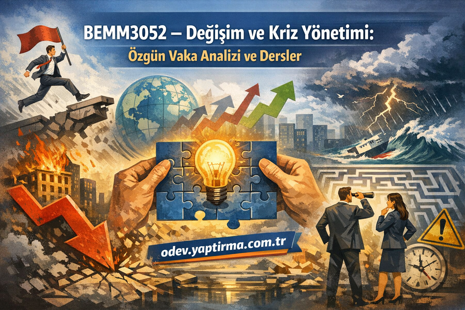 Read more about the article BEMM3052 – Değişim ve Kriz Yönetimi: Özgün Vaka Analizi ve Dersler