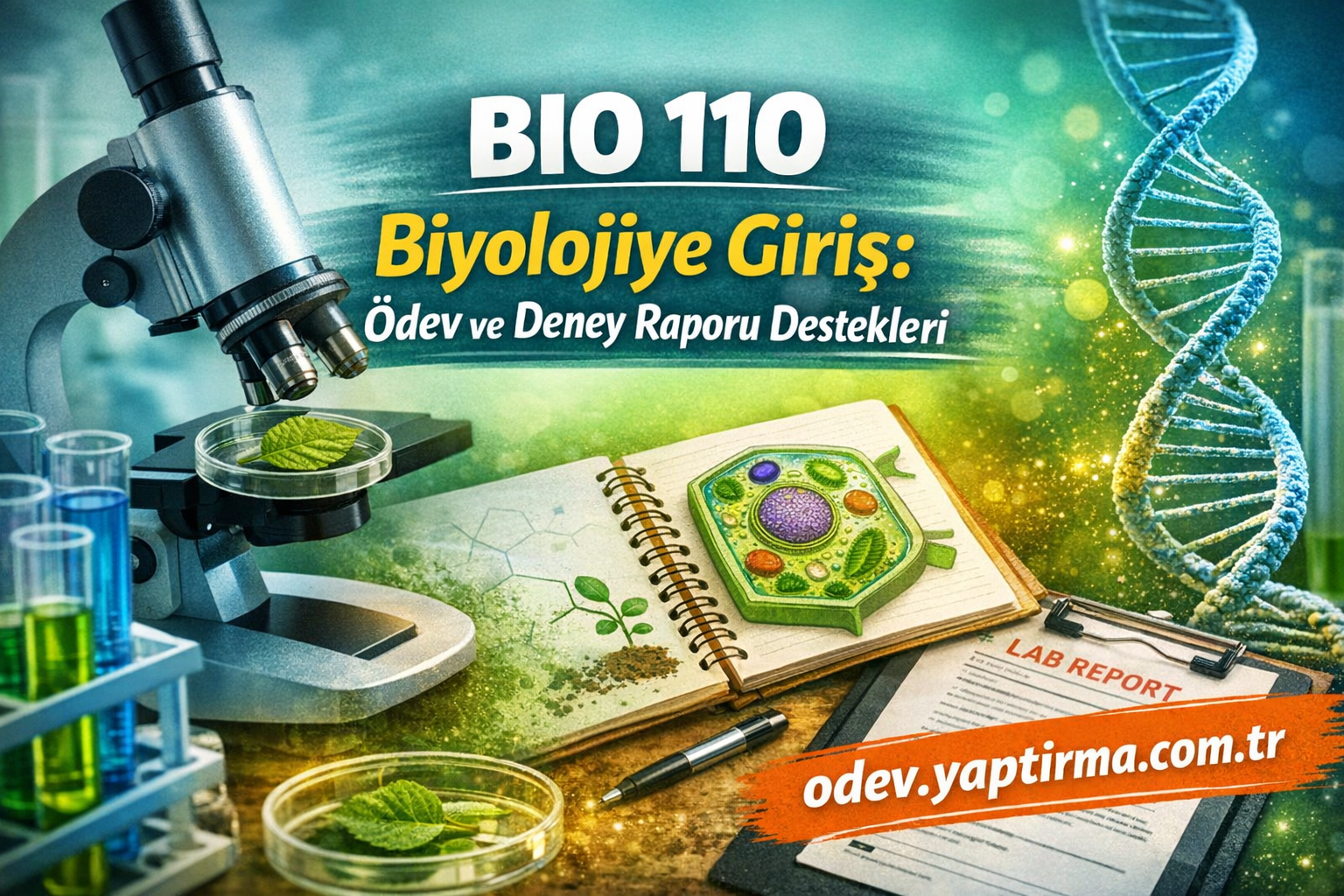 Read more about the article BIO 110 Biyolojiye Giriş: Ödev ve Deney Raporu Destekleri