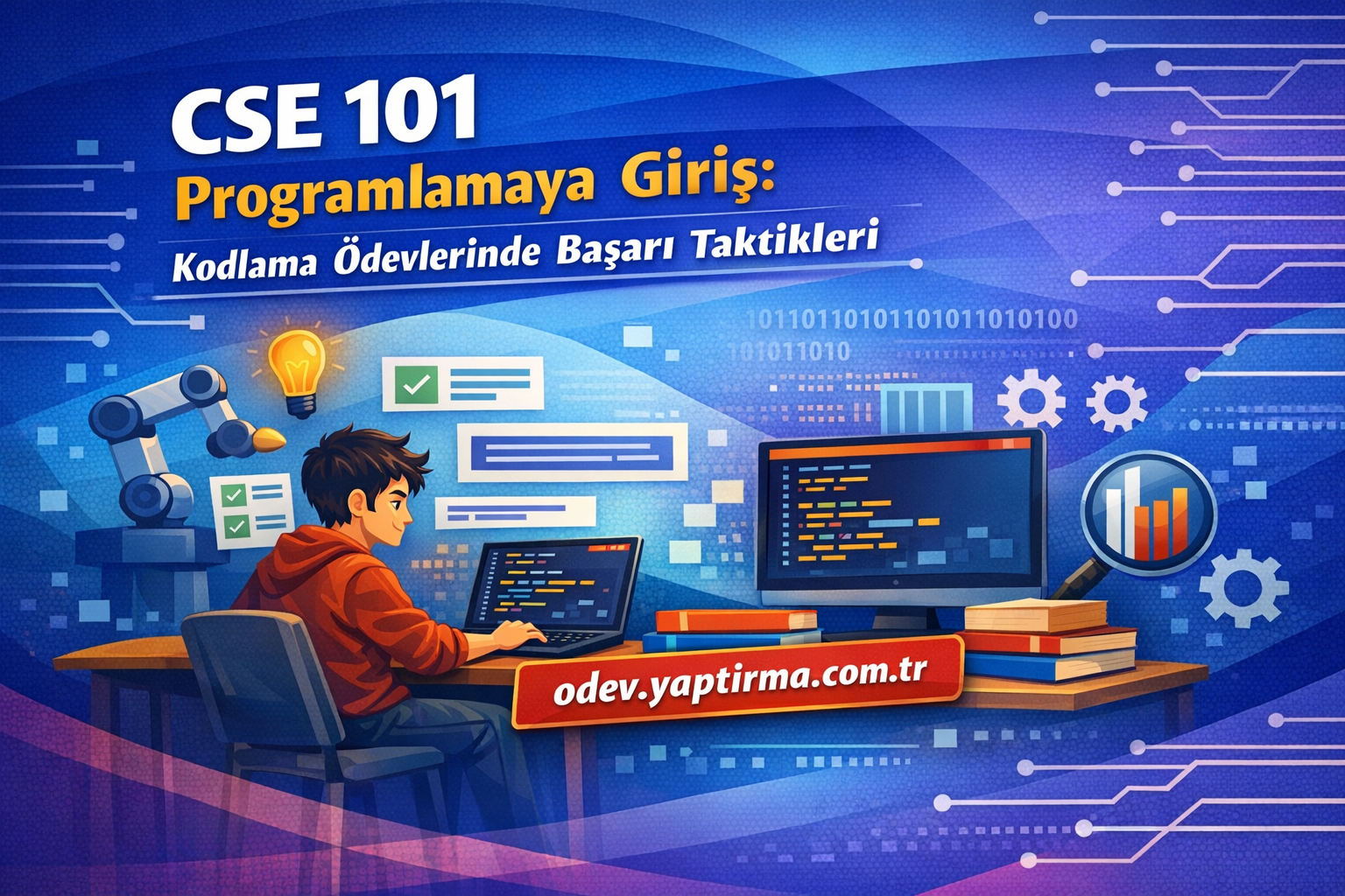 Read more about the article CSE 101 Programlamaya Giriş: Kodlama Ödevlerinde Başarı Taktikleri