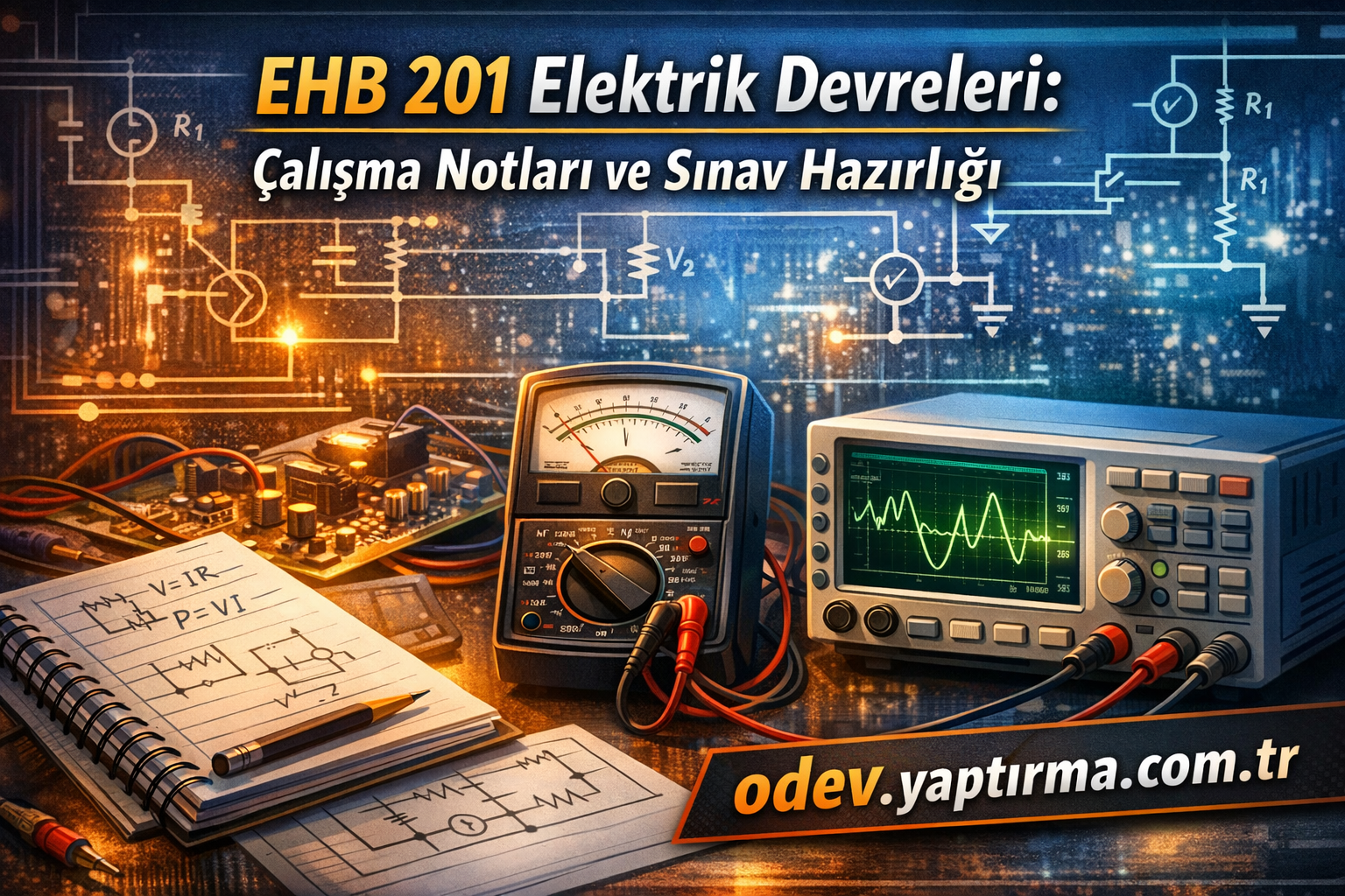 Read more about the article EHB 201 Elektrik Devreleri: Çalışma Notları ve Sınav Hazırlığı