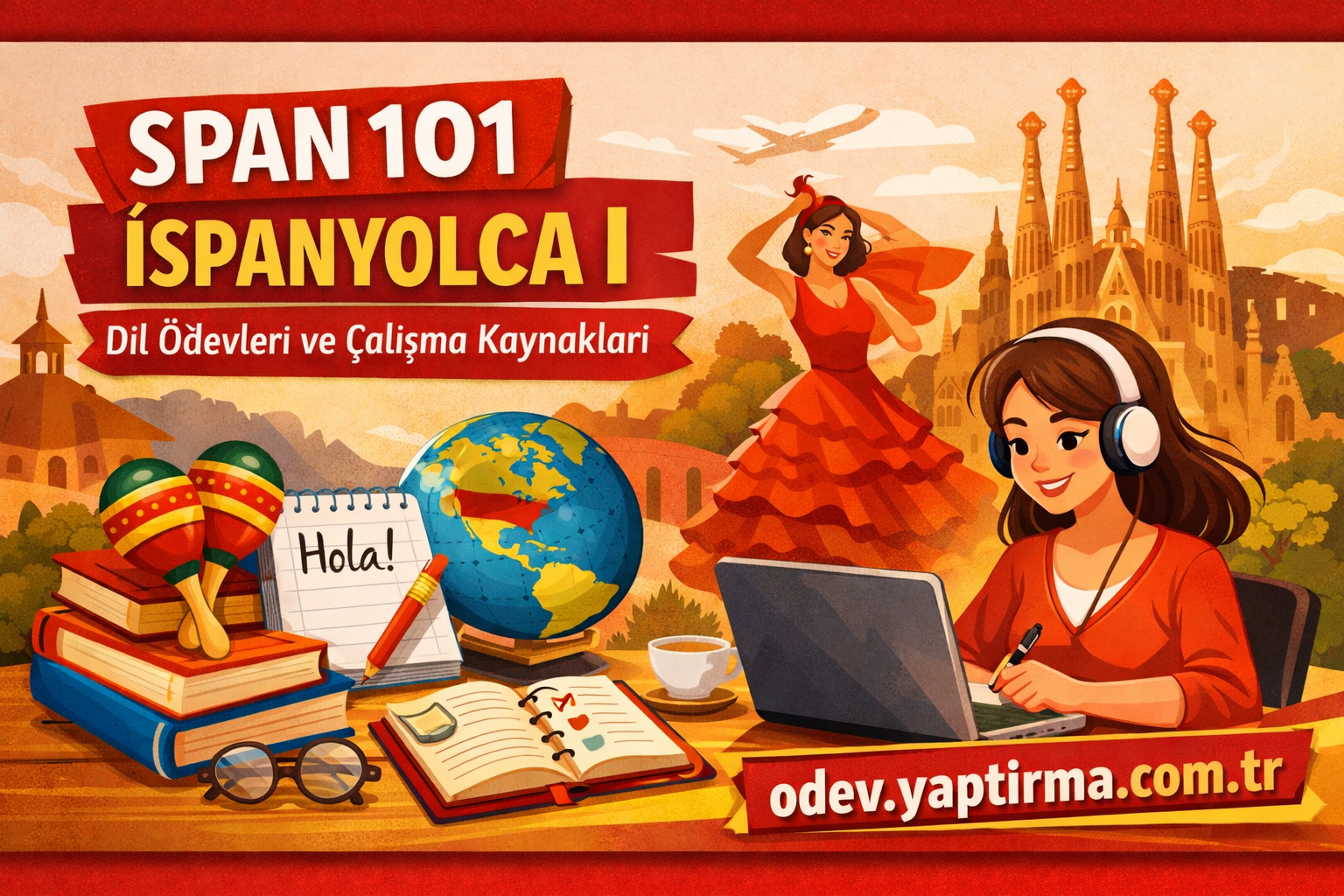 Read more about the article SPAN 101 İspanyolca I: Dil Ödevleri ve Çalışma Kaynakları